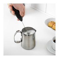 Ikea Milk Frother and 17 Ounce Milk-frothing Jug, Stainless Steel N4