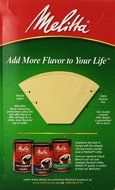 Melitta Cone Coffee Filters, Natural Brown, No. 2, 40 ct N2