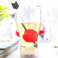 1x Loose Rose Red Green Tea Bag Infuser Herb Leaf Spice Strainer Filter Diffuser N7