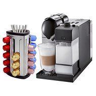 DeLonghi Lattissima Plus EN520SL Silver Nespresso Capsule Espresso and Cappuccino Machine with Bonus 30 Capsule...