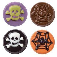 Wilton Skull &amp; Scrolls Cookie Candy Mold