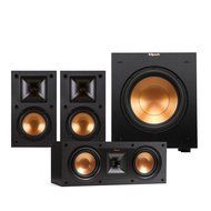 Klipsch R-14M Reference Monitor Speaker with R-25C Reference Center Speaker and R-10SW 10" Powered Subwoofer (...