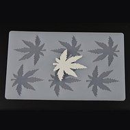 Y&amp;XL&amp;H 6 Hole Maple Leaf Shape Chocolate Plugin Mold for Cake Decoration Baking Mold Silicone Material N3
