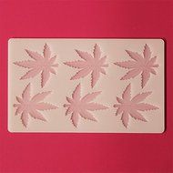 Y&amp;XL&amp;H 6 Hole Maple Leaf Shape Chocolate Plugin Mold for Cake Decoration Baking Mold Silicone Material N4