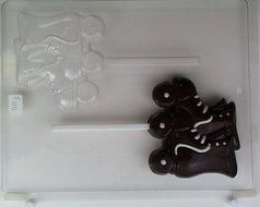 Medium-large rollerskates S031 Sports Chocolate Candy Mold