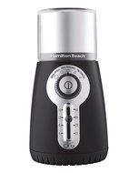 Hamilton Beach 80374 Custom Grind Hands-Free Whole Bean Coffee Grinder, Black N4
