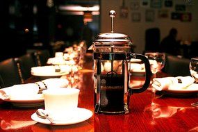 Zumati French Press 34 Oz Coffee and Tea Maker N8