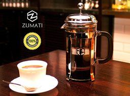 Zumati French Press 34 Oz Coffee and Tea Maker N9