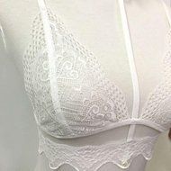 Underwear ，Beautyvan Comfortable Fashion Women Sexy Translucent Underwear Sheer Lace Strap Lingerie Bra Top Bustier... N11