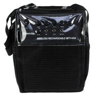 AMPLIVOX SW212 MITY-VOX AC / DC + "D" Battery Powered Portable Public Address (PA SYSTEM) w/ Wireless Lapel +... N4