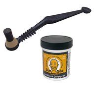 Pallo Coffee Tool Group Head Cleaning Brush &amp; Joe Glo Espresso Machine Detergent - 4 oz