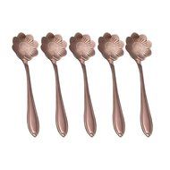 Coffee Scoops, Stainless Steel Tableware Creative Sunflower Flower Pattern Coffee Spoons Stirring Spoon Sugar... N12