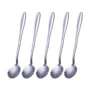 Coffee Scoops, Stainless Steel Tableware Creative Sunflower Flower Pattern Coffee Spoons Stirring Spoon Sugar... N13