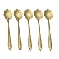 Coffee Scoops, Stainless Steel Tableware Creative Sunflower Flower Pattern Coffee Spoons Stirring Spoon Sugar... N16