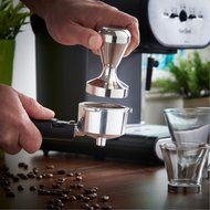 VonShef 51mm / 2 Inch Base Premium Barista Coffee Tamper, Stainless Steel N4