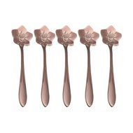 Coffee Scoops, Stainless Steel Tableware Creative Sunflower Flower Pattern Coffee Spoons Stirring Spoon Sugar... N22