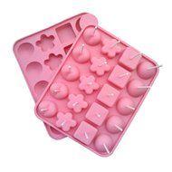 Luckygirls Different Shaped Silicone Non Stick Jelly Candy Baking Mould for Chocolate Candy-Cartoons, Characters... N26