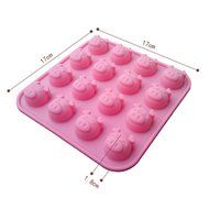 Luckygirls Different Shaped Silicone Non Stick Jelly Candy Baking Mould for Chocolate Candy-Cartoons, Characters... N29