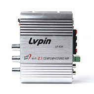 Mini Hi-Fi Amplifier Booster Radio MP3 Stereo for Car Motorcycle Home N3