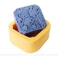 Y&amp;XL&amp;H Auspiciousness Moon Cake Fondant Cake Chocolate Resin Candy Silicone Mold,L7cmW7cmH3.2cm N2