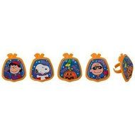 Peanuts Snoopy and Friends Halloween Cupcake Topper Rings- 24 ct