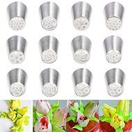Cake Decorating Piping Tips 15 Pcs Stainless Steel Russian Tulip Icing Piping Kit Nozzles Cake Decoration Tips... N19