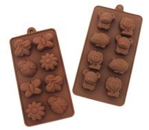 Joinor 2pc Ice Tray Molds Candy Molds, Chocolate Molds, Soap Molds Candy Making Kit Happy Bear, Lion, Hippo &amp;... N3