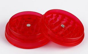 3-Part Acrylic Grinder with Magnet Solid Colored Cover (Green) N6
