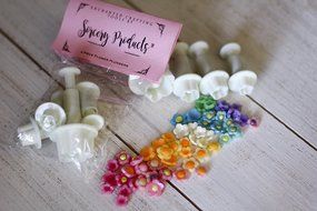 Sorcery Products 31 piece 7 Sets Fondant Heart Flower Cake Sugarcraft Cookie Mould Icing Plunger Cutter Tool Decorating... N6
