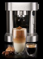 KRUPS XP6010 Pump Espresso Machine with Thermo Block System and Stainless Steel Housing, Silver N7