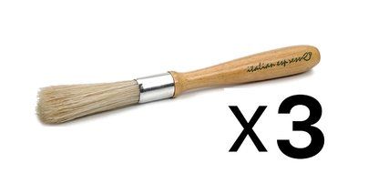 RSVP Coffee Maker Grinder Brush 7.5" Grain Wheat Mill Cleaner EUB (3-Pack)