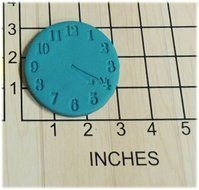 Cannabis Marijuana 4 20 Clock Shaped Cookie Cutter and Stamp #1273