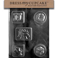 Dress My Cupcake DMCC197 Chocolate Candy Mold, Bow Package, Christmas N106