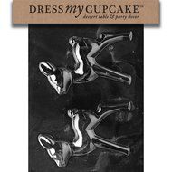 Dress My Cupcake DMCC197 Chocolate Candy Mold, Bow Package, Christmas N112