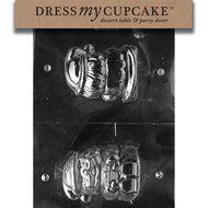 Dress My Cupcake DMCC197 Chocolate Candy Mold, Bow Package, Christmas N115