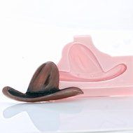 Cowboy Hat Silicone Mold Make Your Own Western Chocolate, Fondant, Candy, Mints, Resin, Clay.. Mold creates hat... N5