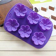 Anyana Plumeria Silicone Fondant Mold Cake Decorating Pastry Gum Pastry Tool Kitchen Tool Sugar Paste Baking Mould...