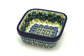 Polish Pottery Ramekin - Square - Ivy Trail