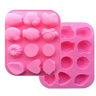 GUO -Ice cream mold Cake molds chocolate Silica gel 5 pieces