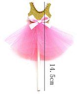 PuTwo 20 Counts Wedding Cake Decorating Frozen Cupcake Toppers Toothpicks, Sliver/Blue/Snow N49