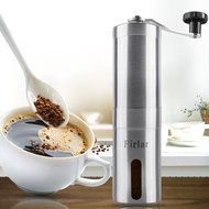 Firlar Premium Manual Coffee Grinder Stainless Steel Body Adjustable Ceramic Conical Burr Hand Crank Mill Grinds... N13