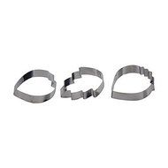 Sher FOUR-C Stainless Steel Cutter Heart Poppy Flower Biscuit Cake Cookie Cutters Baking Mould Cookie Fondant... N3