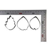 Sher FOUR-C Stainless Steel Cutter Heart Poppy Flower Biscuit Cake Cookie Cutters Baking Mould Cookie Fondant... N4