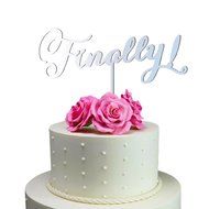 Sugar Yeti Made In USA Wedding Cake Topper Finally ! #7 Gold Mirror N11