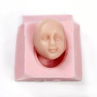 Doll Face Silicone Mold, Fondant, Candy, Chocolate, Food Safe, Polymer Clay, Resin Mold, Fairy Mold. N2