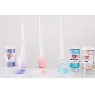 Cotton Candy Express Fun Pack with Blue Raspberry, Cherry &amp; Grape Floss Sugar and 50 Paper Cotton Candy Cones N9