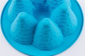 6 Cavity Big Pine Tree Silicone Handmade DIY Cake Chocolate Jello Pudding Cookie Mold 3D Soap Candle Mold