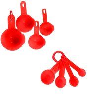 Christmas Red Measuring Cups and Spoons