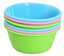 Bakerpan Silicone Mini Cake Pan, Large Muffin Cup, 3 1/2 Inch Baking Cups, 6 Pack