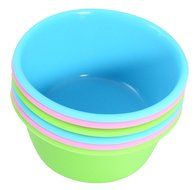 Bakerpan Silicone Mini Cake Pan, Large Muffin Cup, 3 1/2 Inch Baking Cups, 6 Pack N2